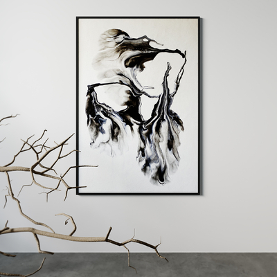 现代装饰画挂画su模型