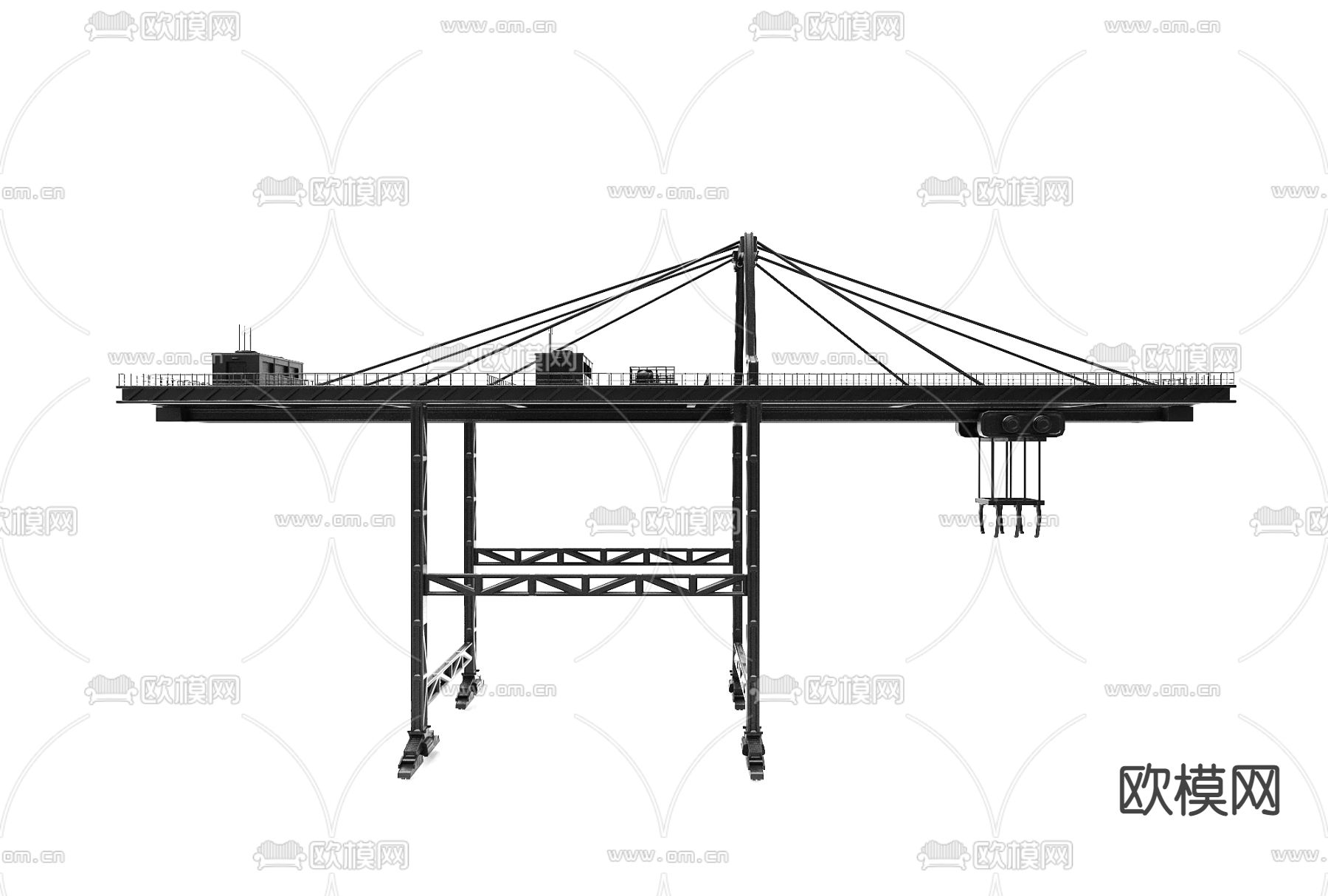 现代金属工业设备3d模型下载