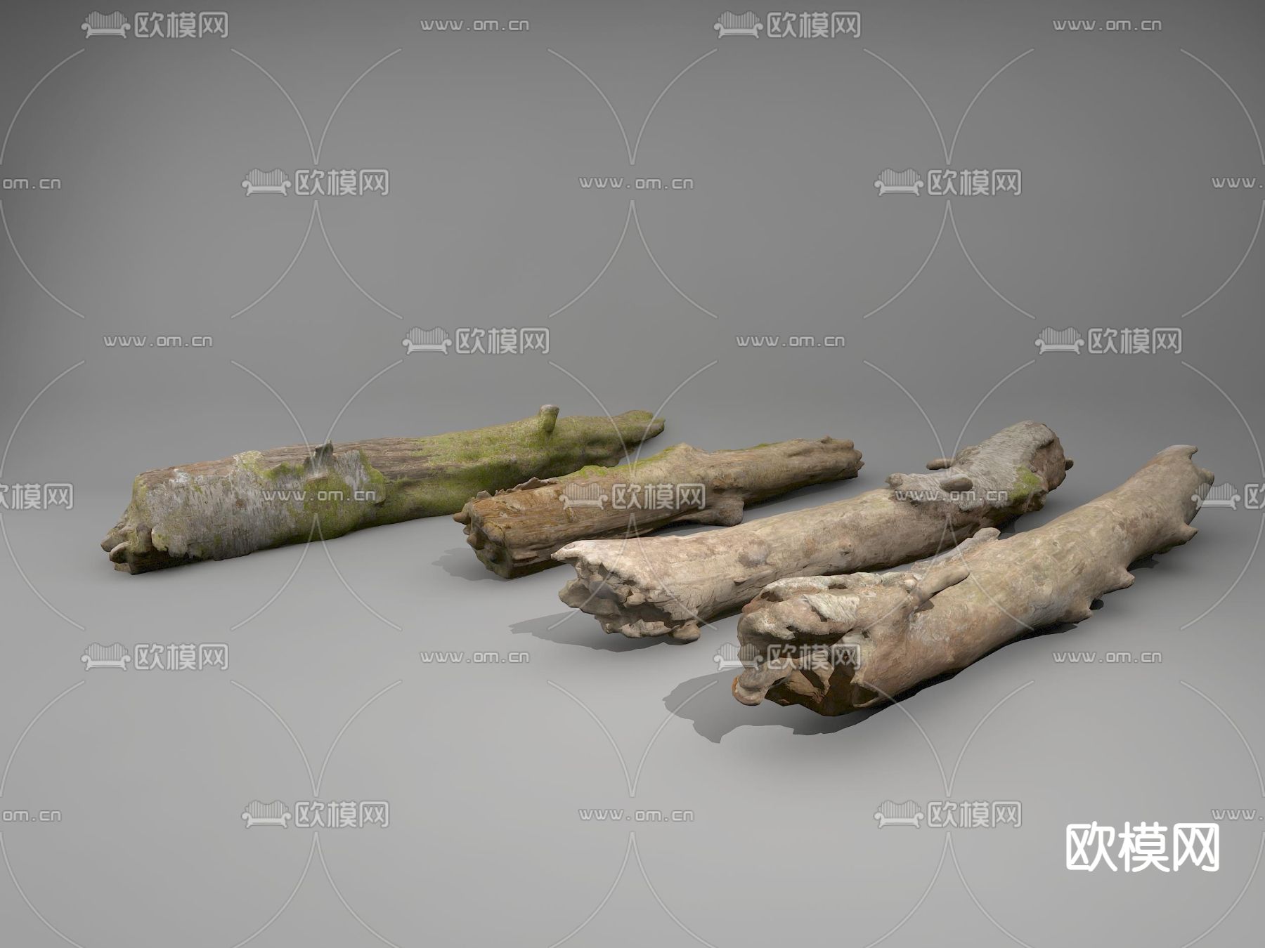 工业风木材3d模型下载