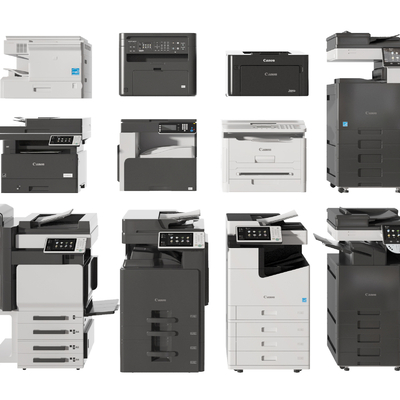  现代打印机复印机su模型 