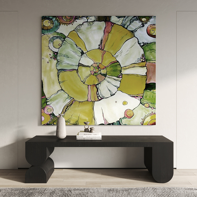 侘寂风抽象装饰画su模型