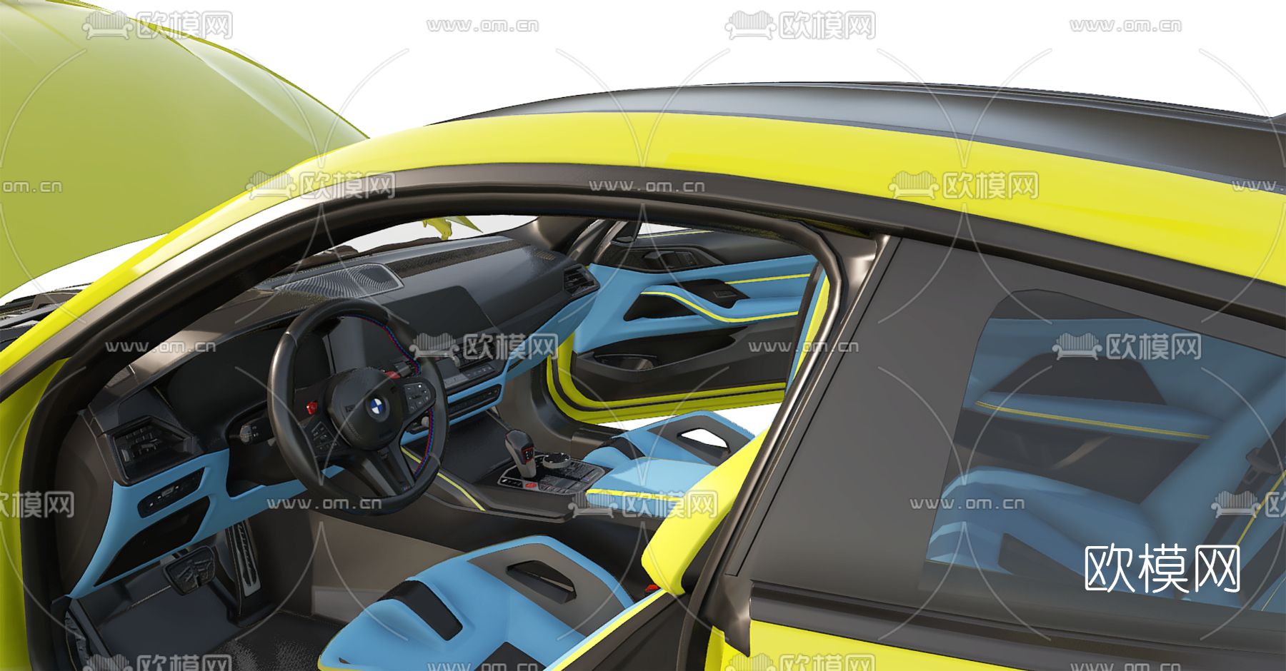 现代宝马汽车3d模型下载（渲染图4）