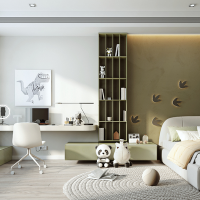 儿童房精选su模型合辑