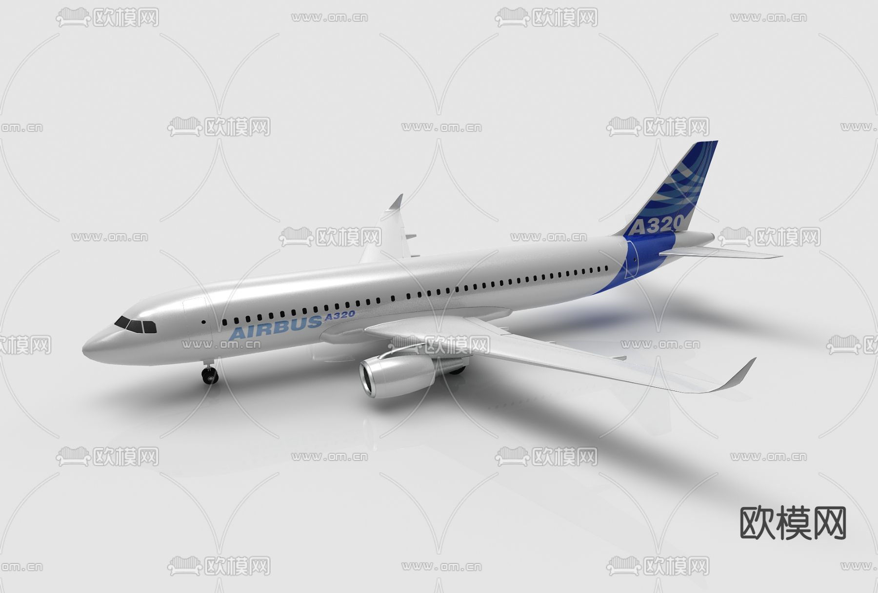 现代飞机3d模型下载