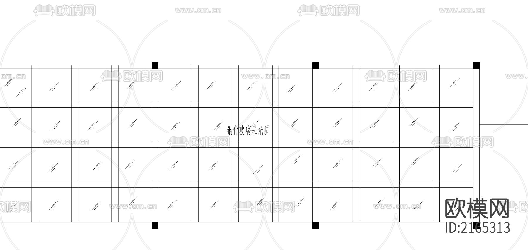 同仁堂消防CAD施工图下载（渲染图3）