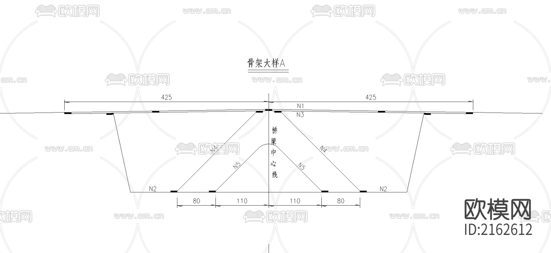 12-拉索横梁钢筋节点大样图下载（渲染图2）