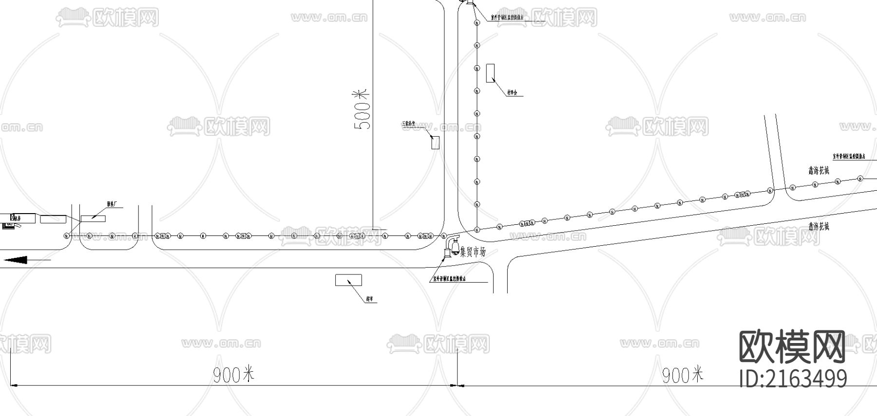 派出所办公监控CAD施工图下载（渲染图1）
