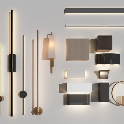 壁灯精选su模型合辑