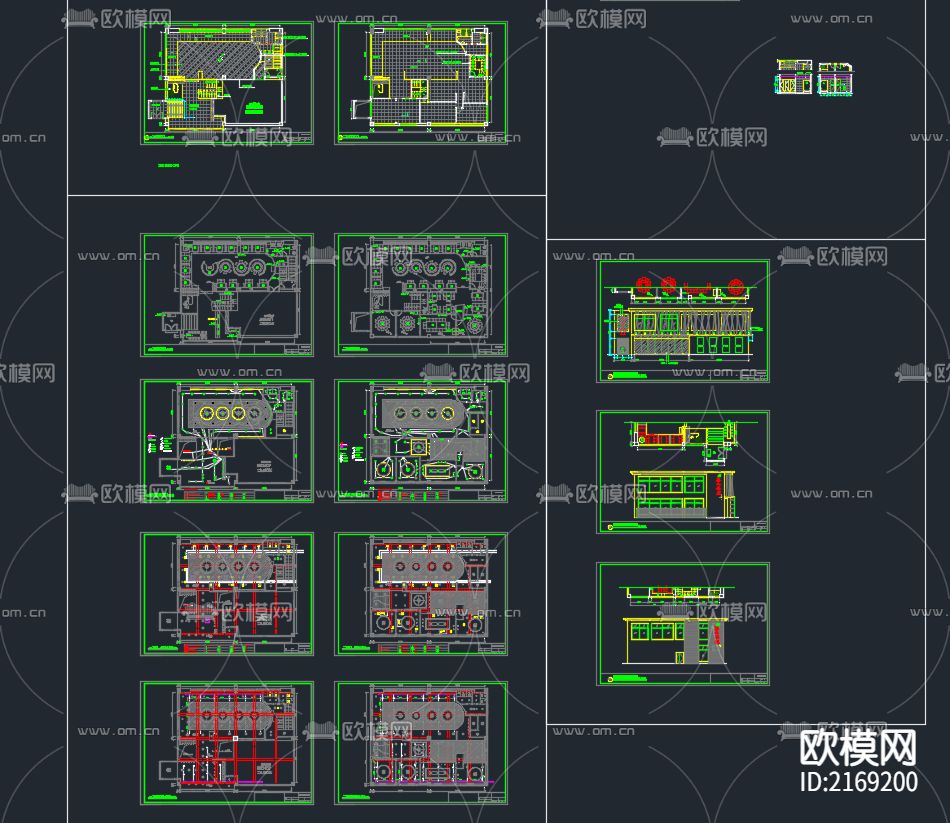 金山渔人码头cad施工图下载（渲染图1）