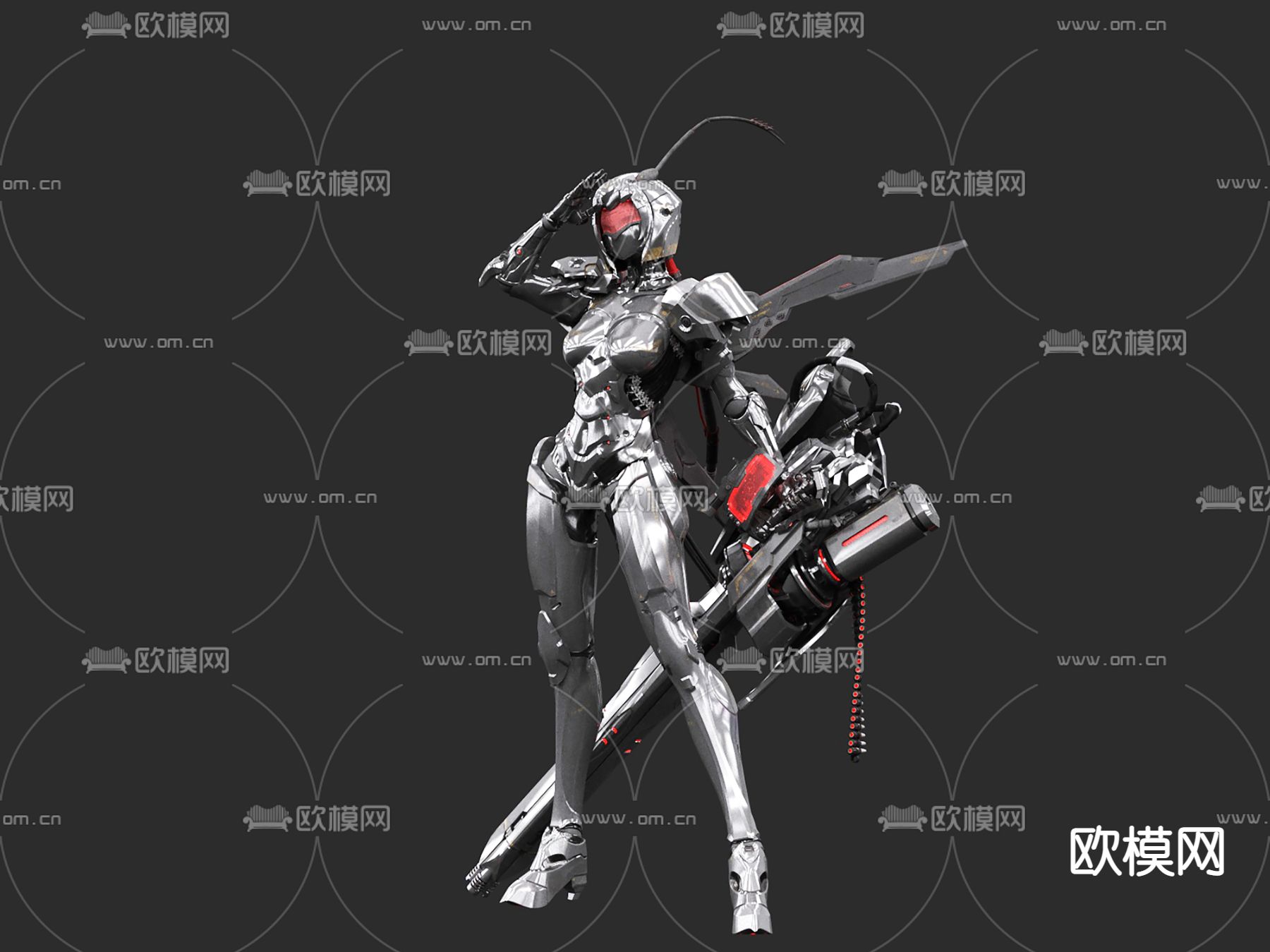 现代虚拟人物3d模型下载