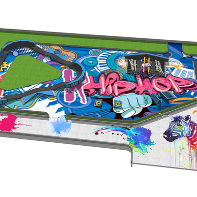  现代轮滑广场游乐园su模型 