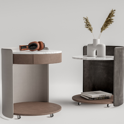  现代边几角几su模型 