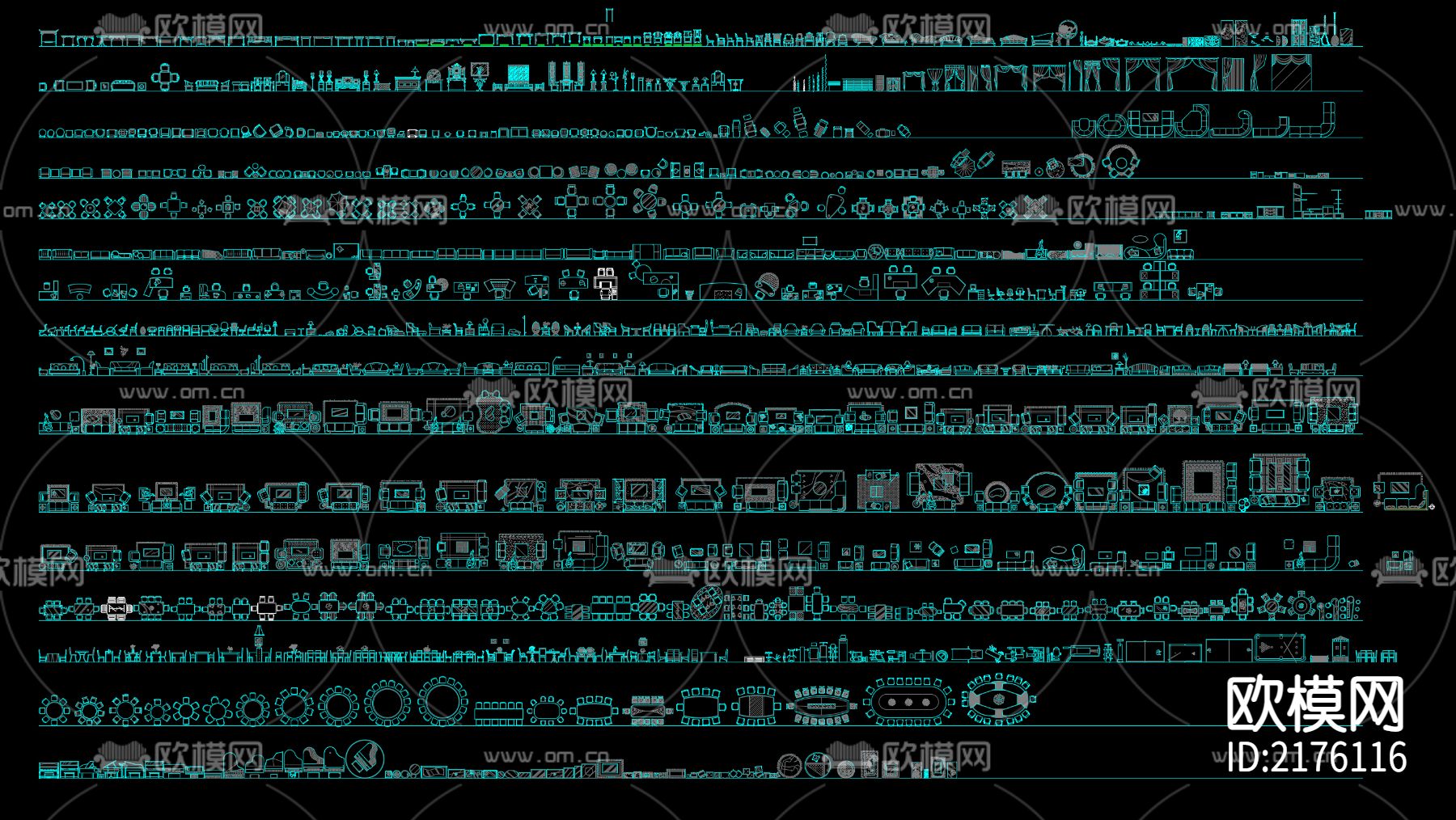 CCD专用cad图库下载（渲染图2）