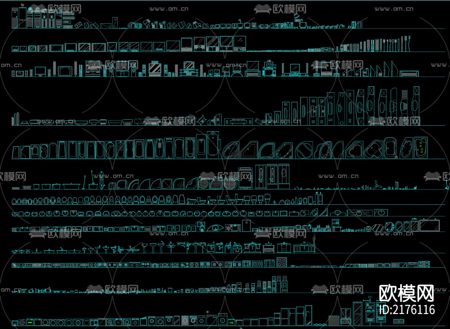 CCD专用cad图库下载（渲染图5）