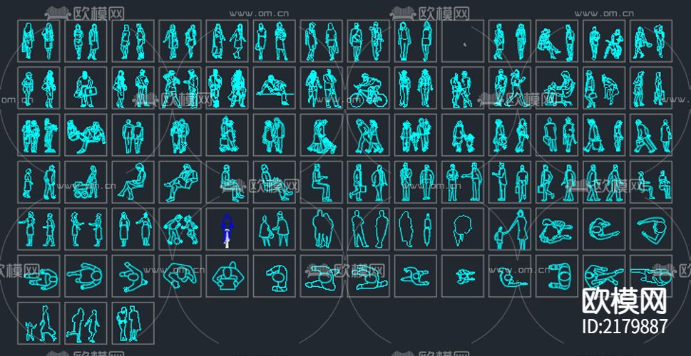 人物cad图库下载