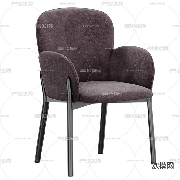 Cassina 布艺单椅3d模型下载