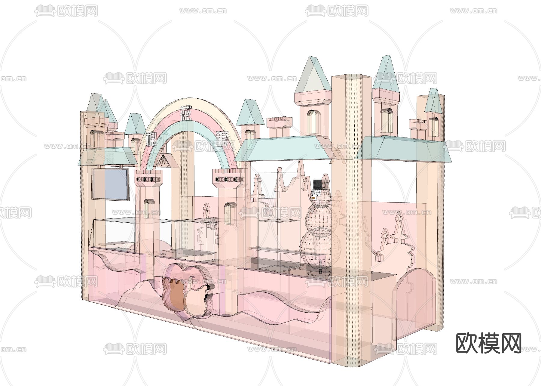 现代甜品店su模型下载（渲染图4）
