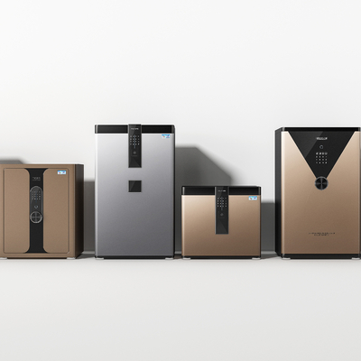  现代保险箱保险柜su模型 