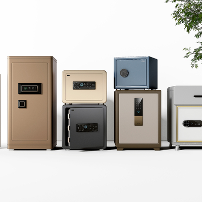  现代保险箱保险柜su模型 