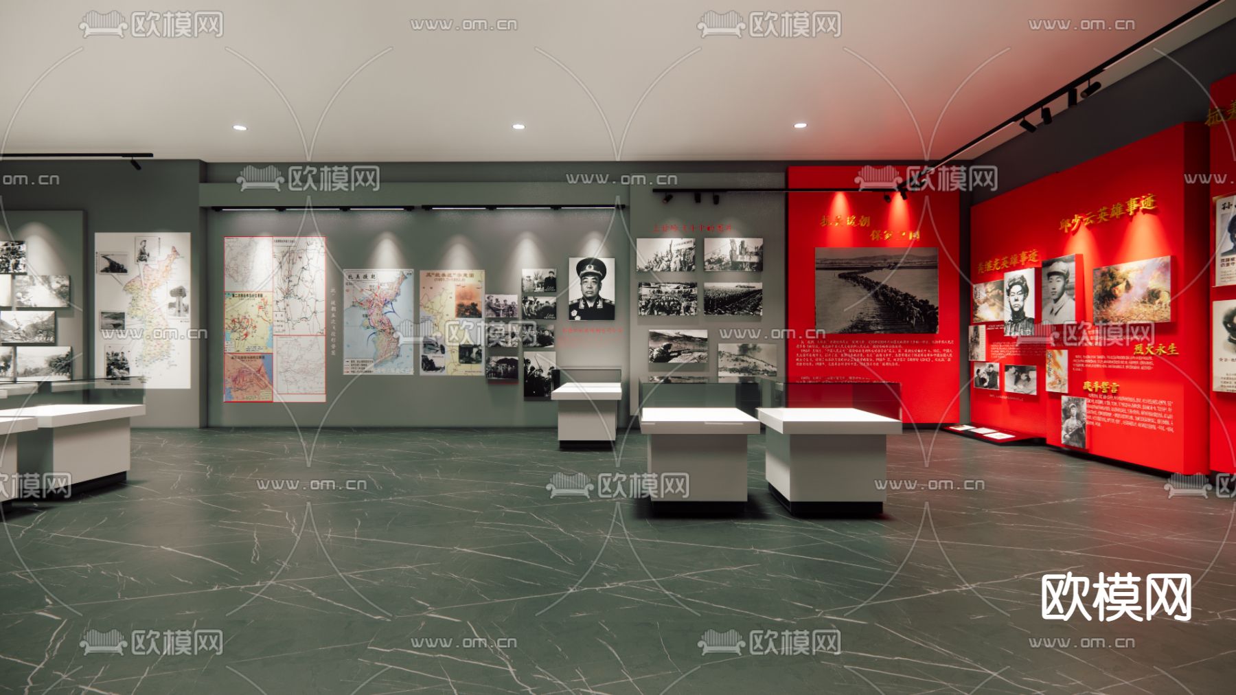 现代党史博物馆su模型下载（渲染图7）