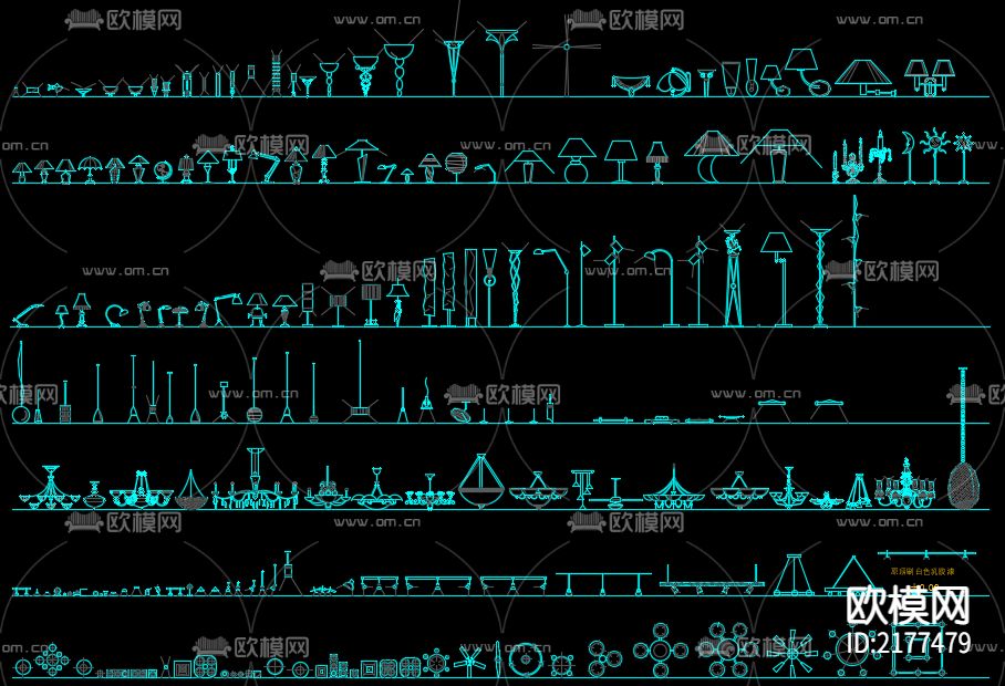 家居CAD图库下载（渲染图4）