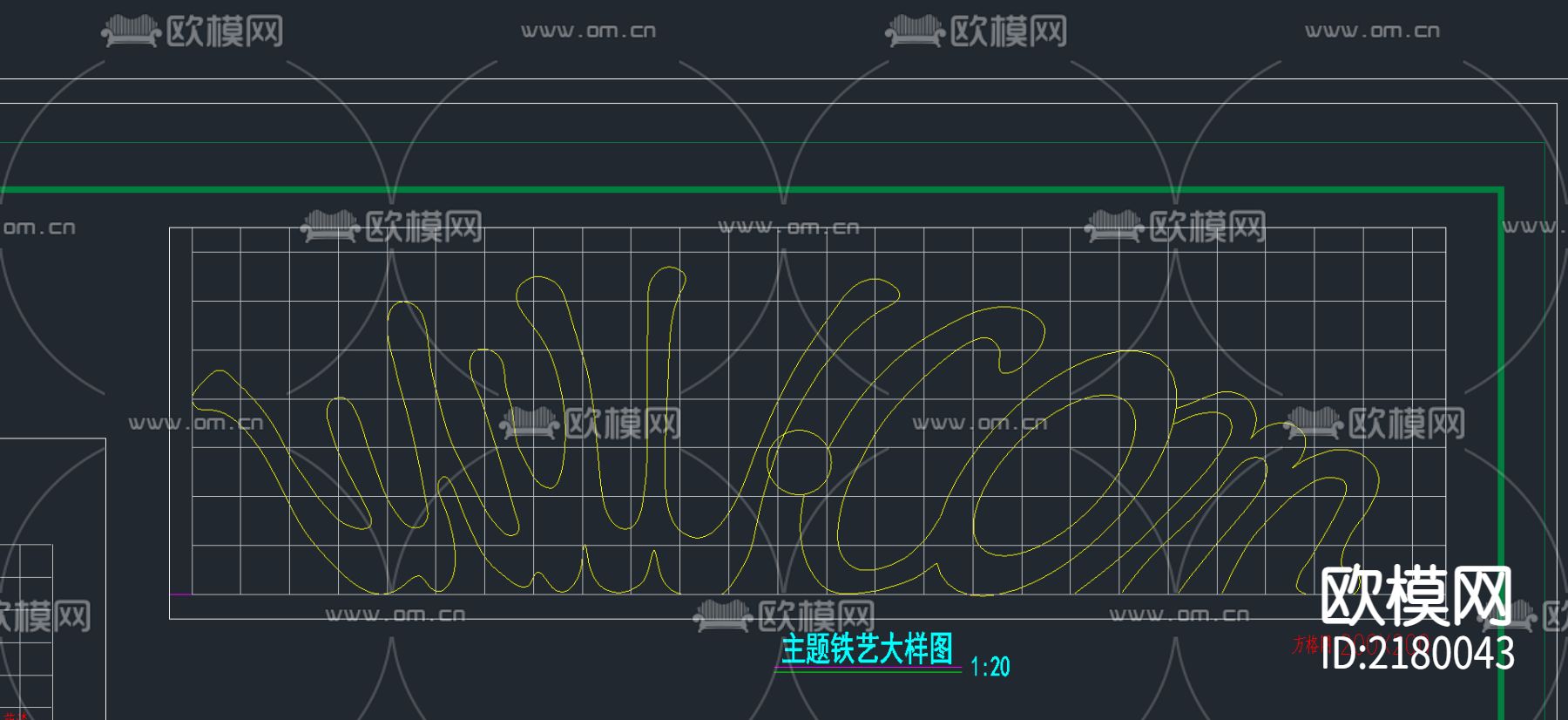 小桥CAD大样图下载（渲染图3）