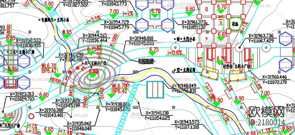 園林環(huán)境CAD總平面圖下載