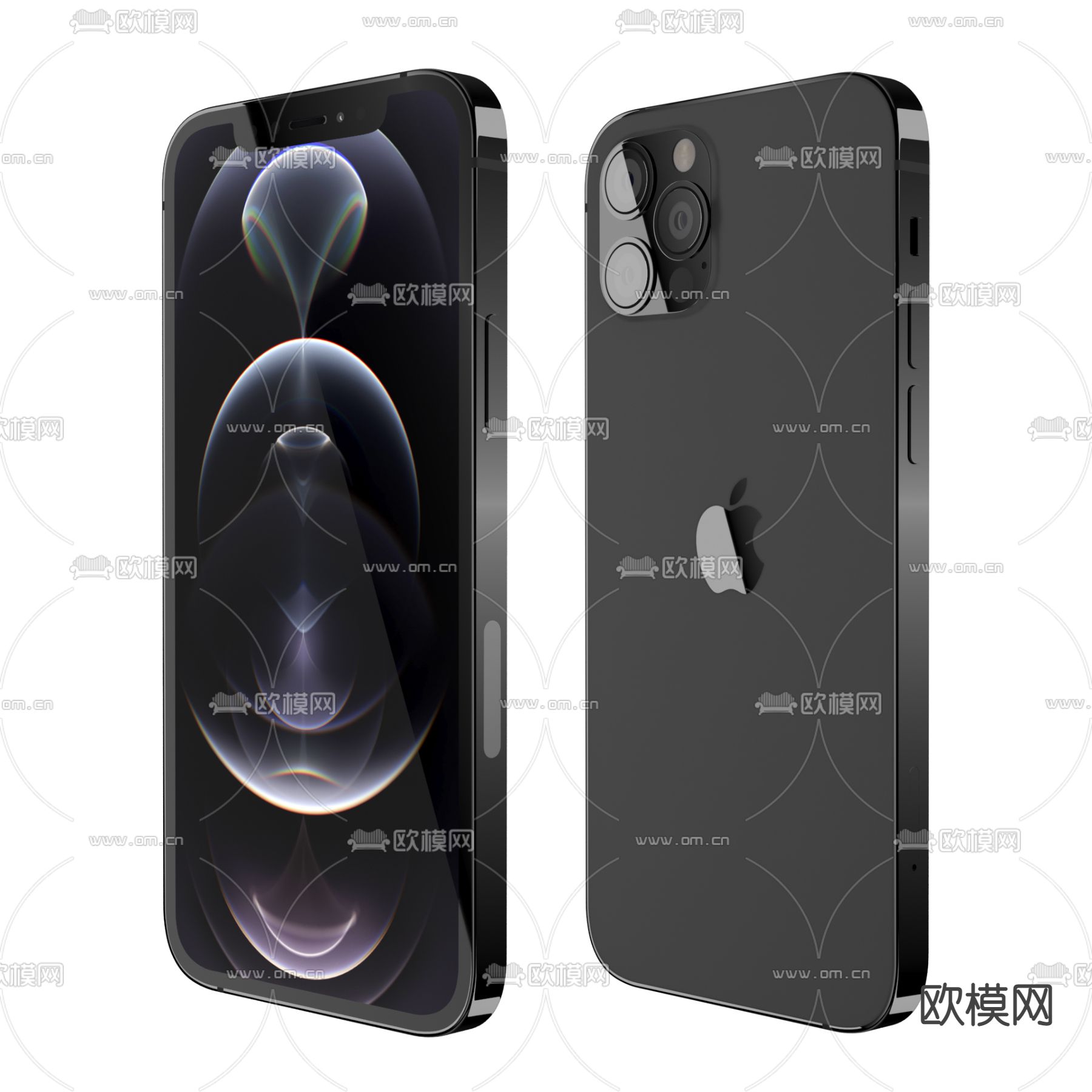 苹果13手机3d模型下载（渲染图3）