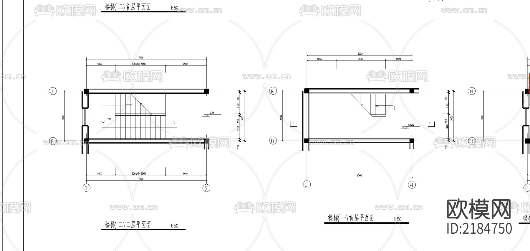 幼儿园建筑cad施工图下载（渲染图4）