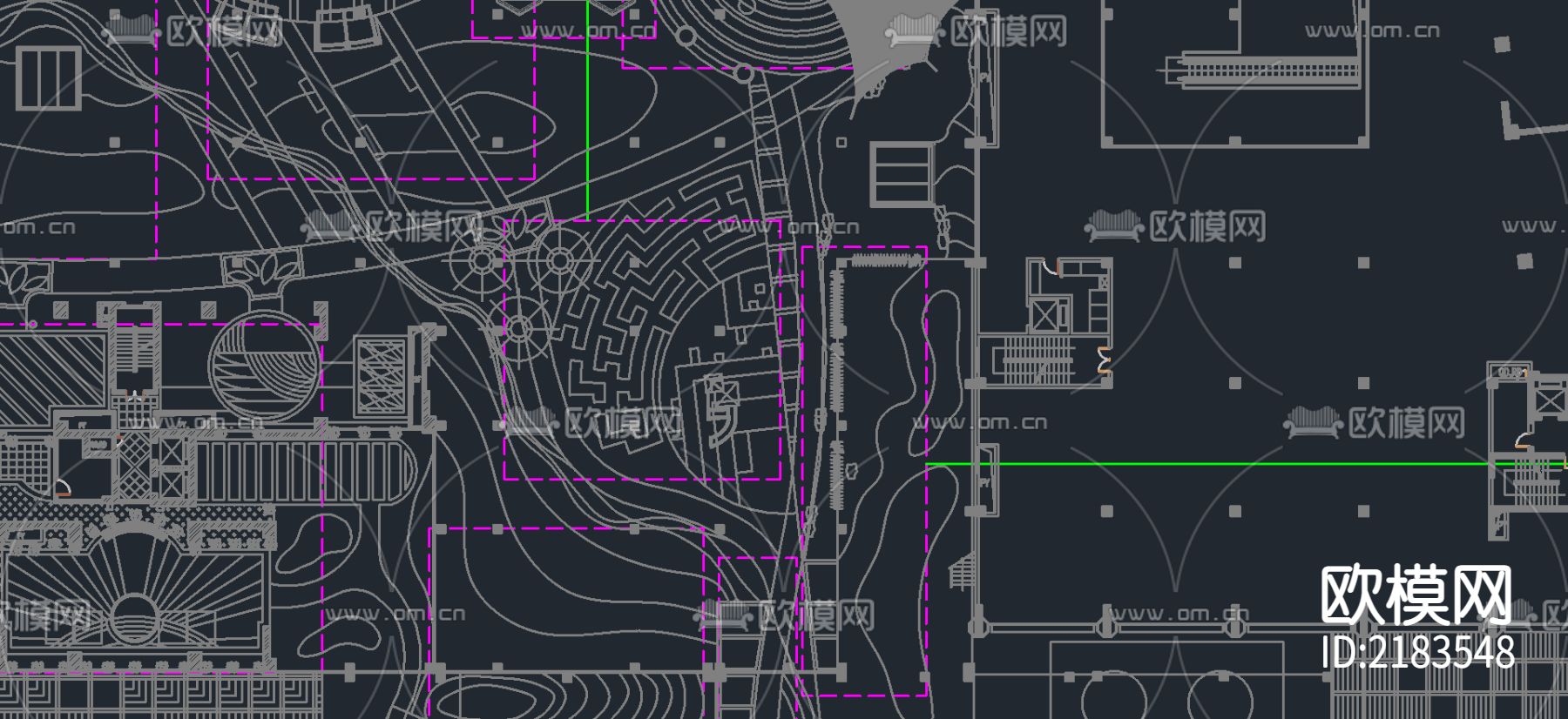 规划总平面索引图下载（渲染图2）