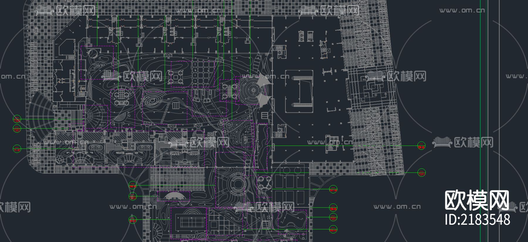 规划总平面索引图下载（渲染图1）