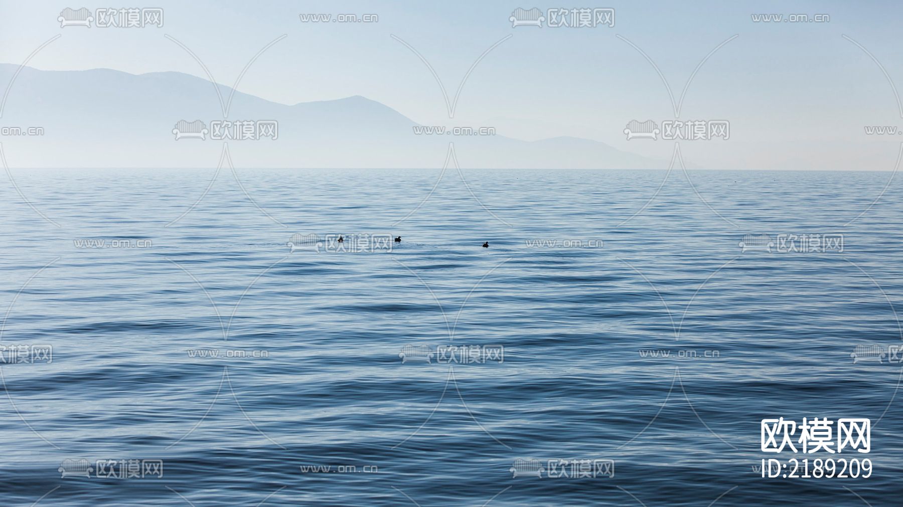 山水外景贴图-免费3dmax模型库-欧模网