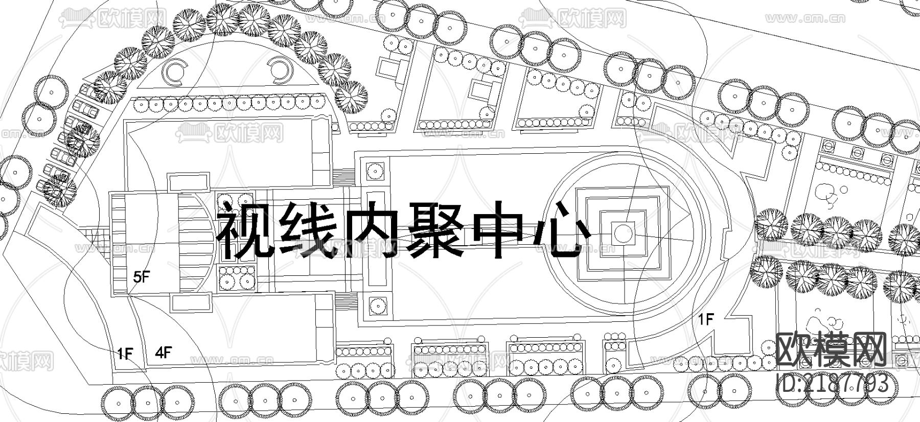 阆中市城市修建性规划与设计cad施工图下载（渲染图1）