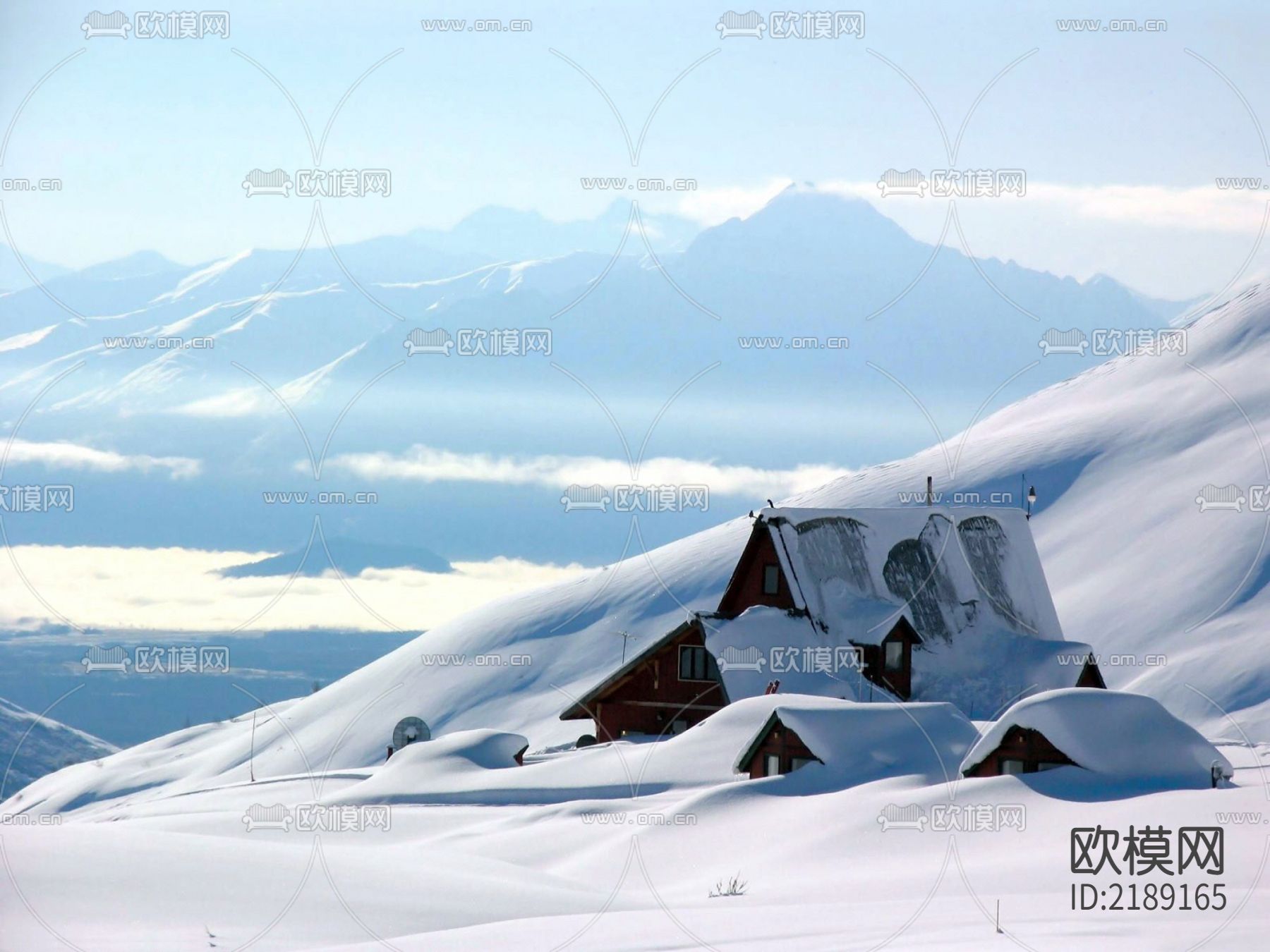 雪景外景贴图下载