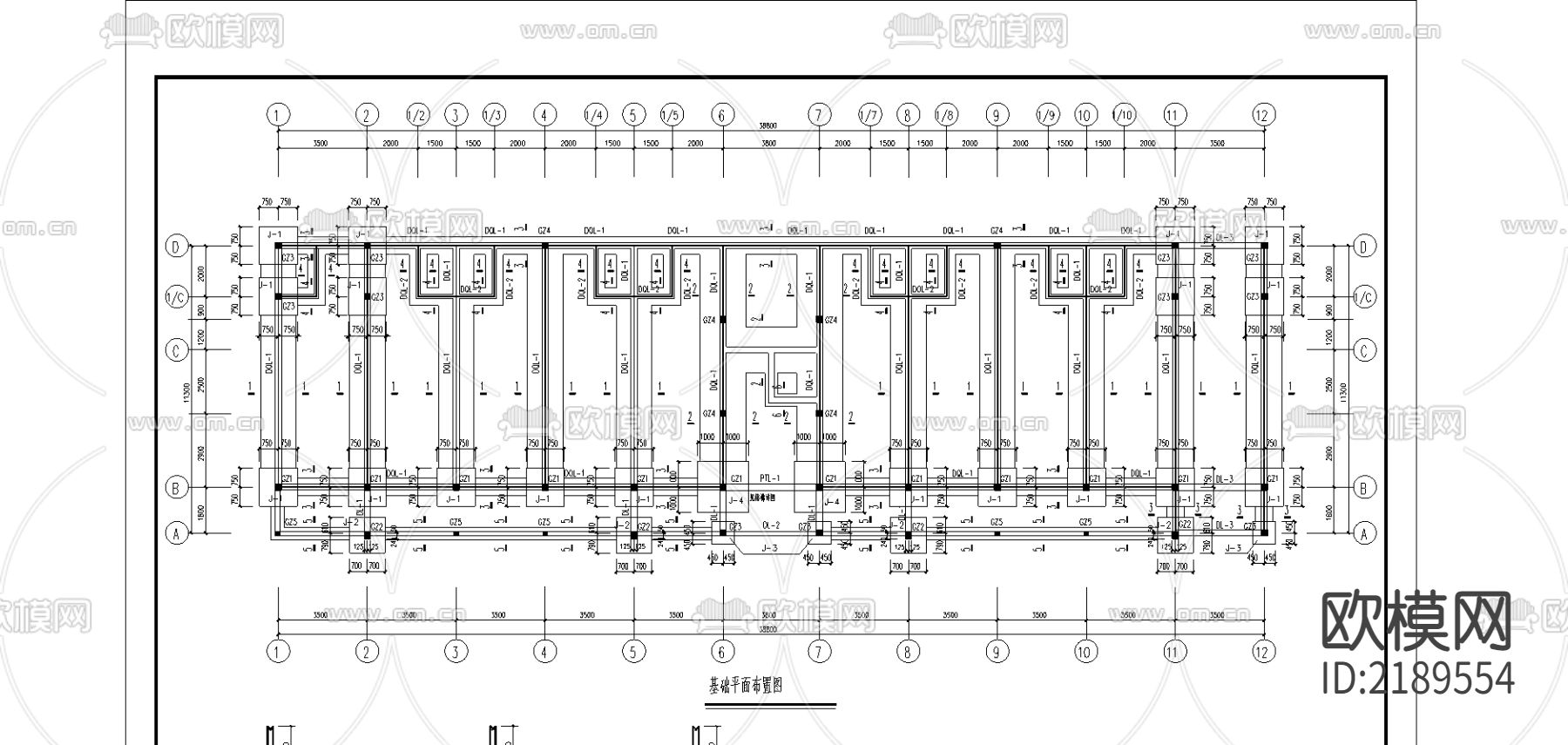 某中学学生公寓cad施工图下载（渲染图2）