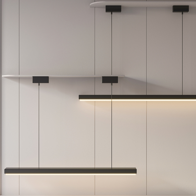  现代办公吊打su模型 