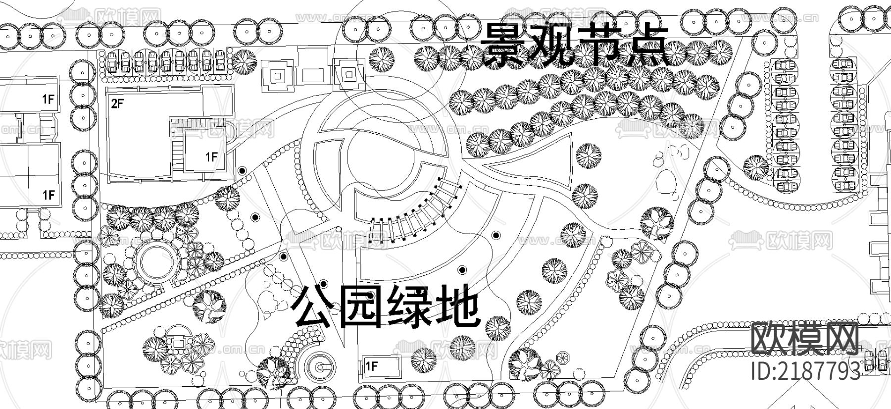 阆中市城市修建性规划与设计cad施工图下载（渲染图2）