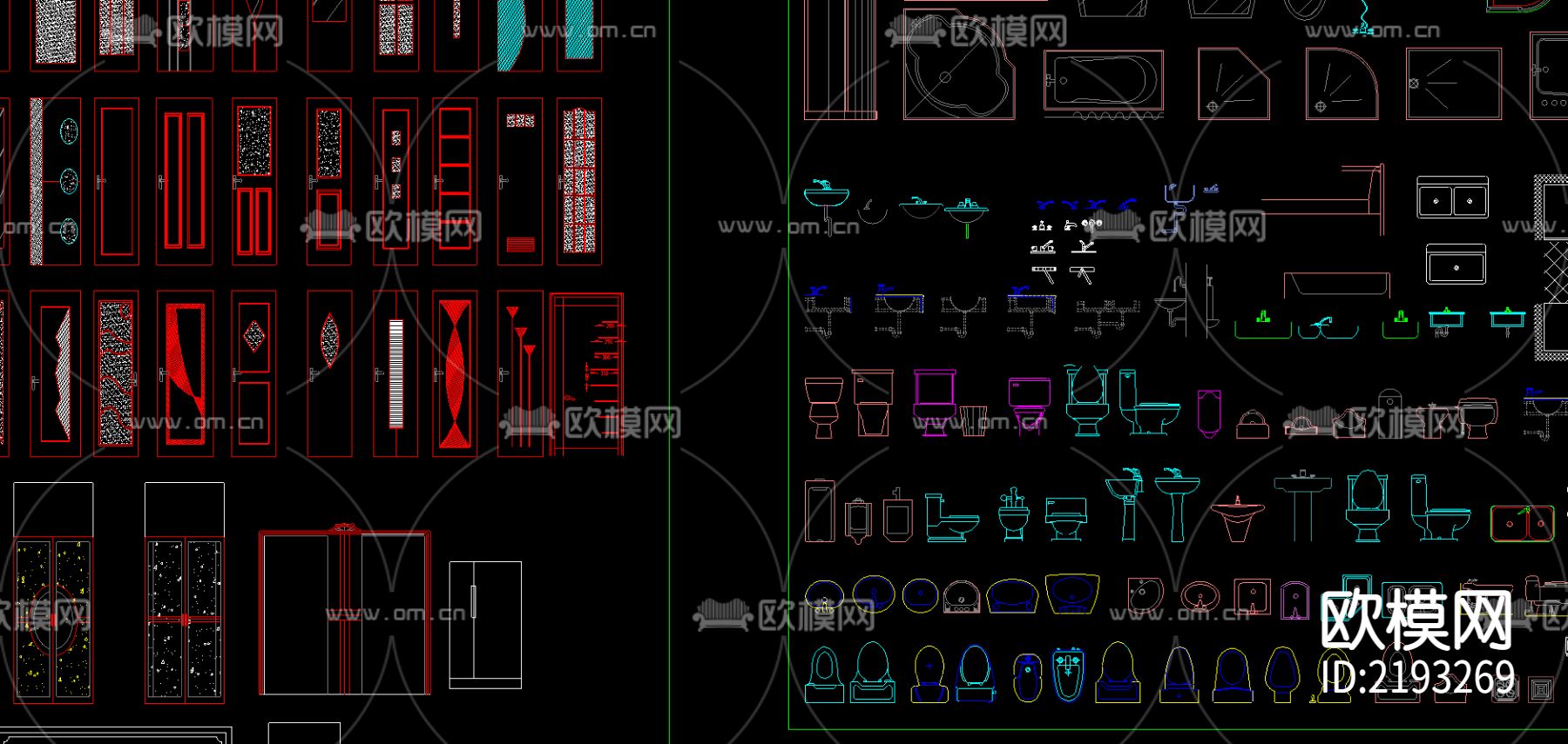室内cad图库下载（渲染图2）
