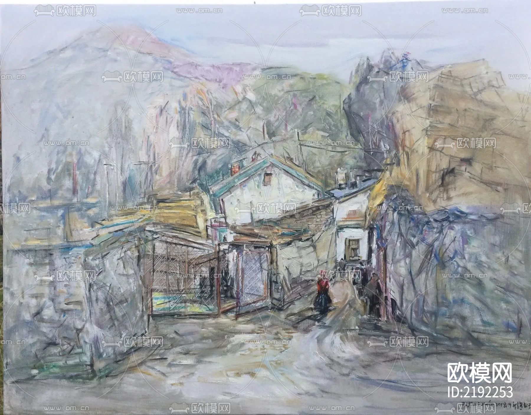 欧式壁画贴图下载（渲染图3）