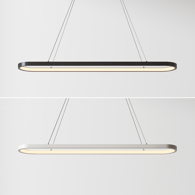 现代极简吊灯su模型