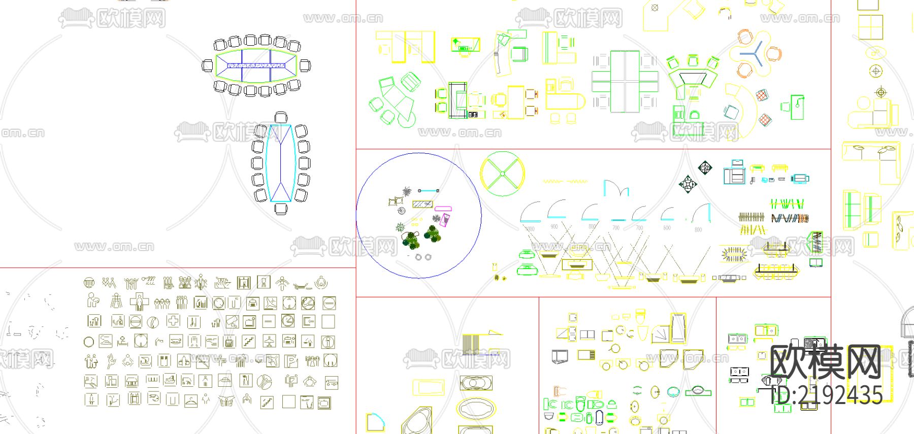 室内装饰cad图库下载（渲染图2）