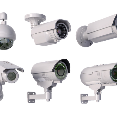  现代监控摄像头su模型 