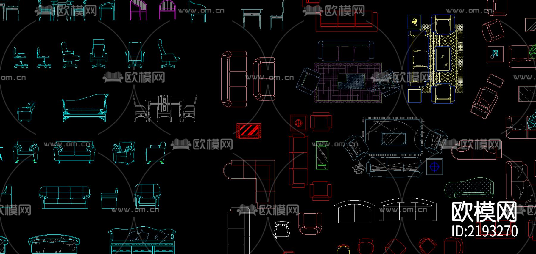 室内cad图库下载（渲染图1）