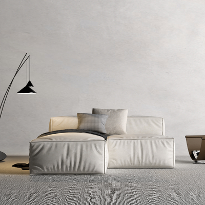  侘寂休闲沙发su模型 