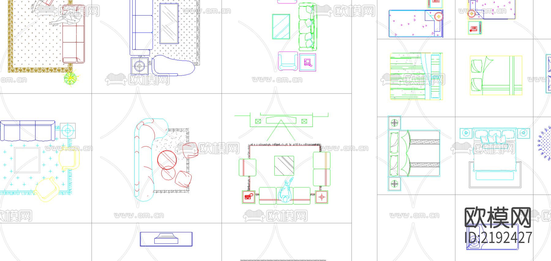室内cad图库下载（渲染图1）