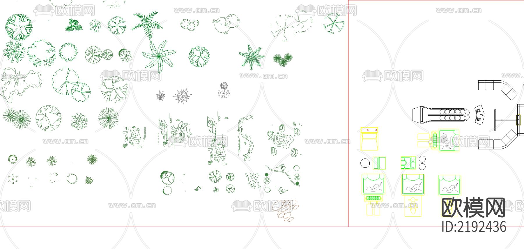 室内装饰cad图库下载（渲染图1）
