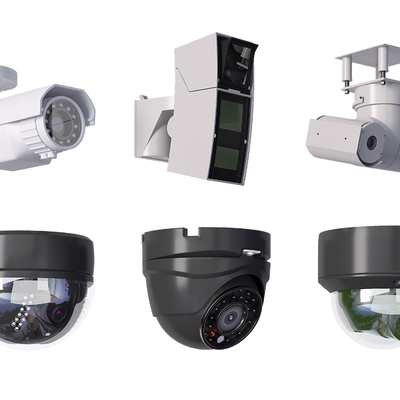  现代监控摄像头su模型 