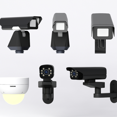  现代监控摄像头su模型 