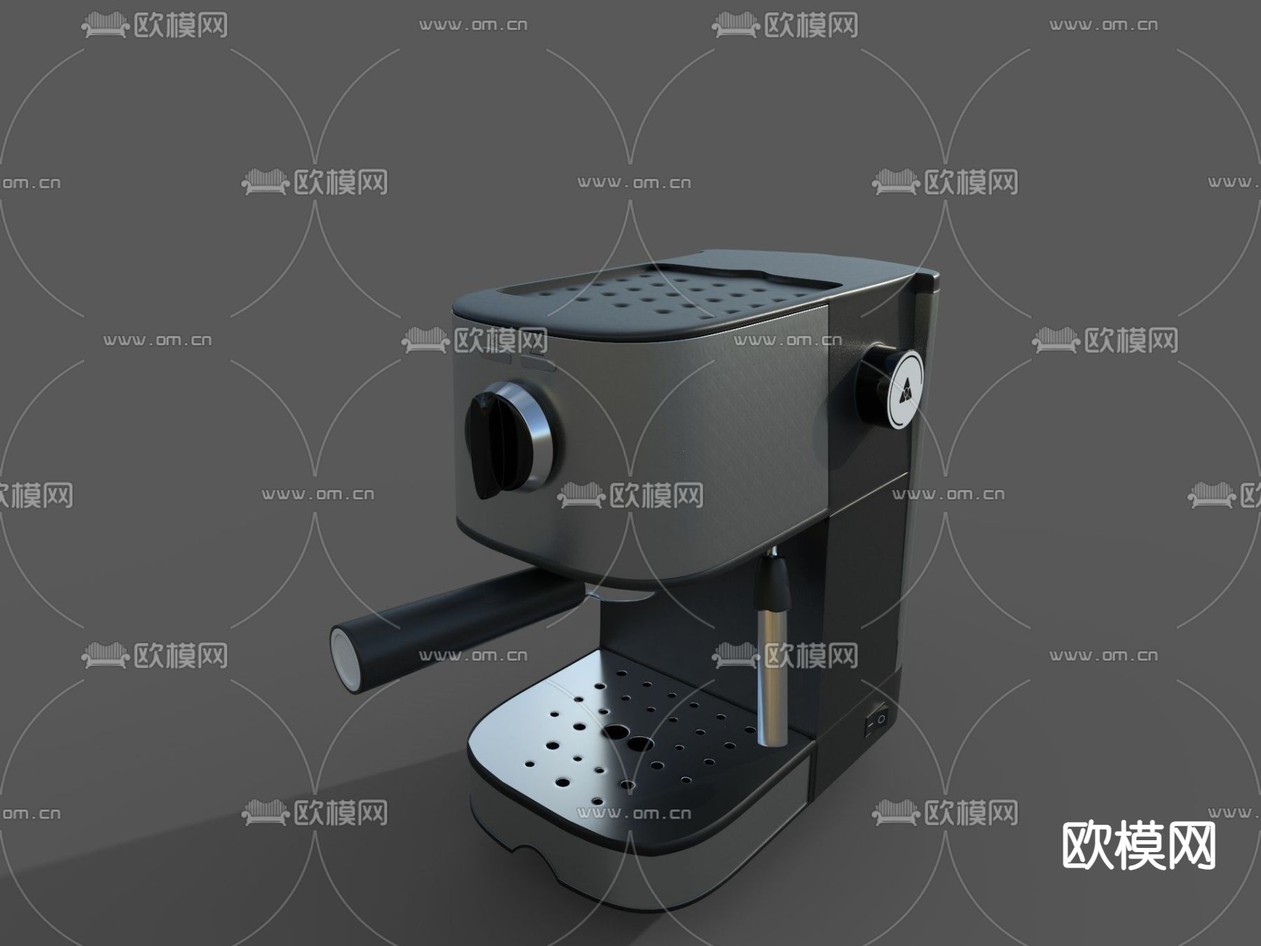 现代简约咖啡机免费3d模型下载