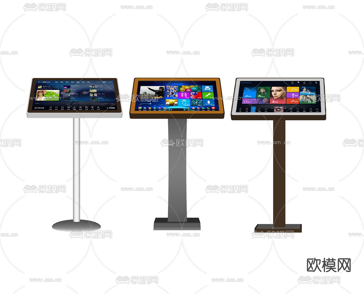 现代KTV点歌机su模型下载